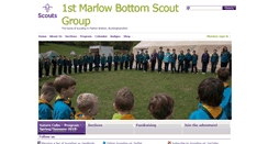 Desktop Screenshot of marlowbottomscouting.org.uk